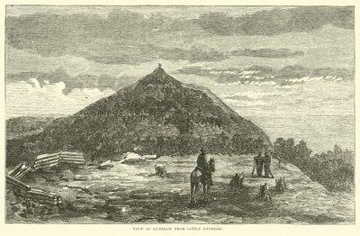 Widok Kenesaw z Little Kenesaw, czerwiec 1864 autorstwa American School