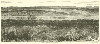 Widok Knoxville z Keiths Hills, listopad 1863 autorstwa American School