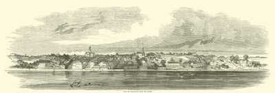 Widok Vicksburga z rzeki, czerwiec 1862 autorstwa American School