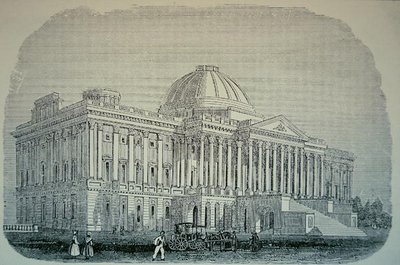 Widok Kapitolu, ok.1848 (rycina) autorstwa American School