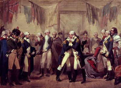 Pożegnanie Waszyngtonu ze swoimi oficerami w Fraunces Tavern, Nowy Jork, Nowy Jork, 4 grudnia autorstwa American School