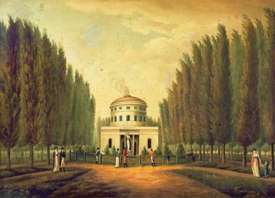 Wodociągi, Center Square, Filadelfia, ok. 1815 autorstwa American School