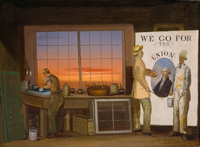Idziemy do Unii, ok. 1840-1850 autorstwa American School