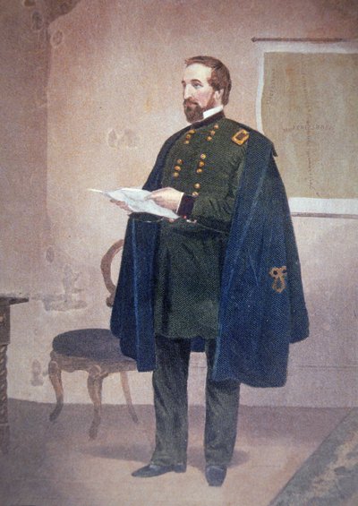 William Starke Rosencrans (1819-98) (kolor lito) autorstwa American School