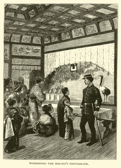 Czczenie fotografii Mikados autorstwa American School