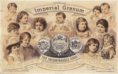 Małe dzieci reklamujące Imperial Granum autorstwa American School