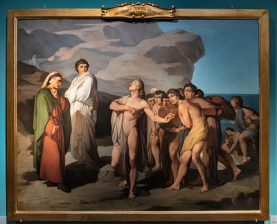 Dante i Casella autorstwa Amos Cassioli
