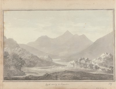 Widoki w Anglii, Szkocji i Walii: Capel Cerrig i Snowdon autorstwa Amos Green