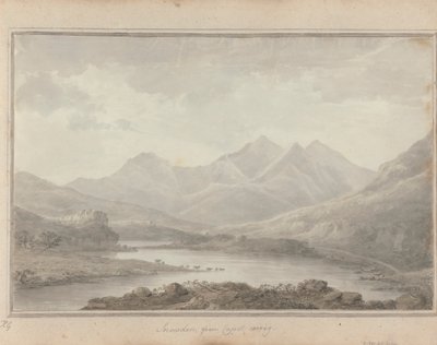 Widoki w Anglii, Szkocji i Walii: Snowdon, z Capel Cerrig autorstwa Amos Green