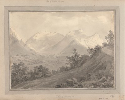 Poglądy w Anglii, Szkocji i Walii; Wycieczka po Szkocji: Vale of Newlands, AG autorstwa Amos Green