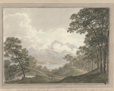 Poglądy w Anglii, Szkocji i Walii: przejściowy wpływ na Skodow i ok., po powrocie z upadku Lowdoor, 30 lipca 1805 r. autorstwa Amos Green