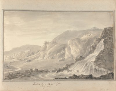 Widoki w Anglii, Szkocji i Walii: Ventnor Cove, Isle of Wight, lipiec 1804 autorstwa Amos Green