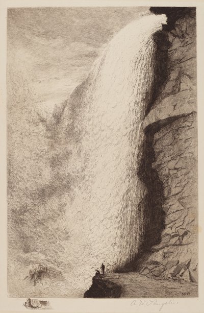 Bez tytułu (Wodospad Niagara) autorstwa Amos W. Sangster