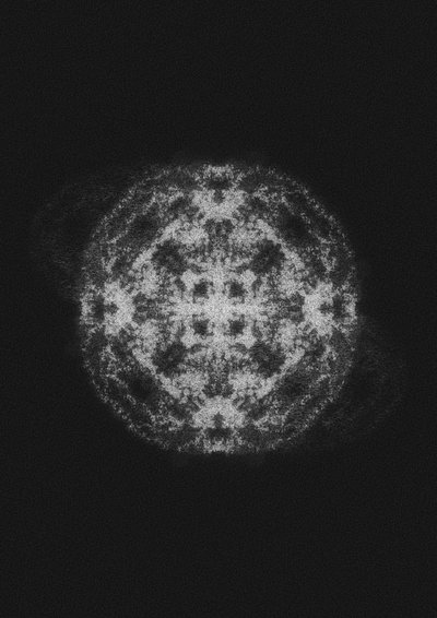 Świecąca abstrakcyjna kula autorstwa Amy Louise Baker