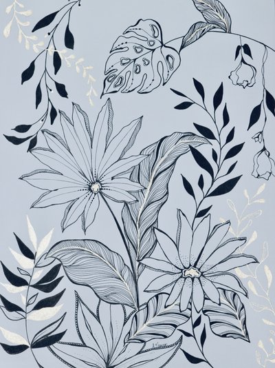 Spokojna tropikalna roślinność autorstwa Amy Tieman