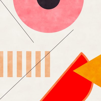 Geometria w stylu Bauhausu (okres środkowy) 2 autorstwa Ana Rut Bre