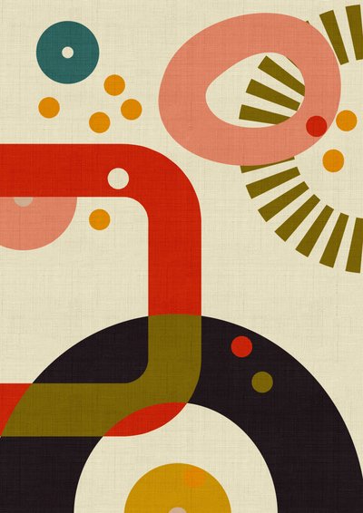 Mid Century Cirque 3 autorstwa Ana Rut Bre