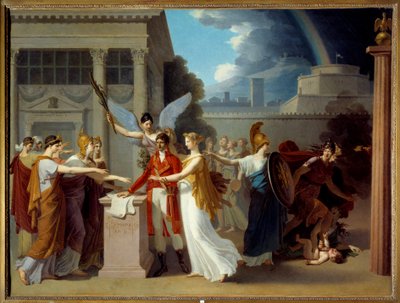 Pokój w Amiens, 25 marca 1802 (olej na płótnie) autorstwa Anatole Devosge