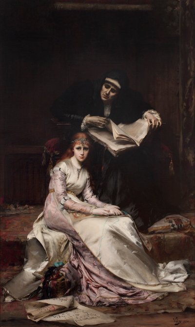 Przebudzenie serca, 1880 autorstwa Anatole Vély