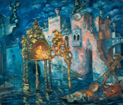 Scenografia: kanał w Wenecji autorstwa Anatoli Arapow