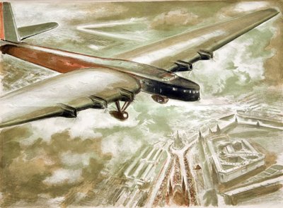 Lot nad Placem Czerwonym, 1937. autorstwa Anatoly Andreyevich Suvorov