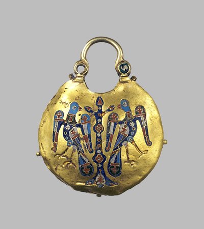 Złota zawieszka Kolt, XII-XIII w. autorstwa Ancient Russian Art