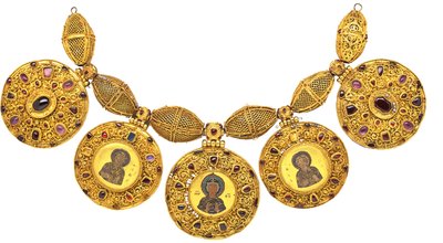 Naszyjnik z wisiorkami, początek XII wieku autorstwa Ancient Russian Art