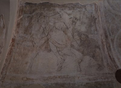 Polowanie na niedźwiedzie, XI wiek autorstwa Ancient Russian frescos