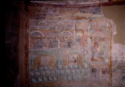Na hipodromie, XI wiek autorstwa Ancient Russian frescos