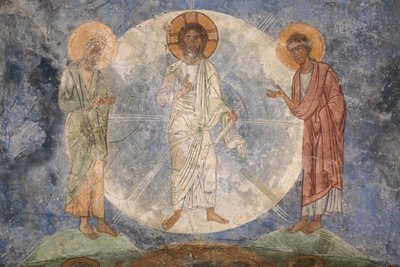 Przemienienie Pańskie, XII wiek autorstwa Ancient Russian frescos