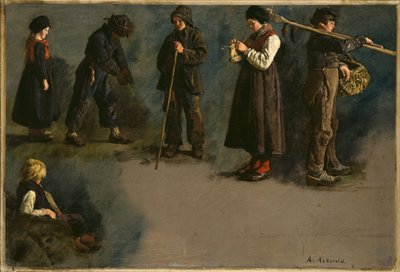 Badania figur autorstwa Anders Askevold