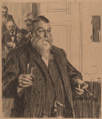 Toast II, 1893. autorstwa Anders Leonard Zorn