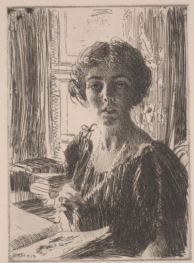 Księżniczka koronna Szwecji autorstwa Anders Leonard Zorn
