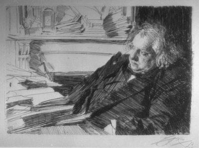 Ernest Renan autorstwa Anders Leonard Zorn