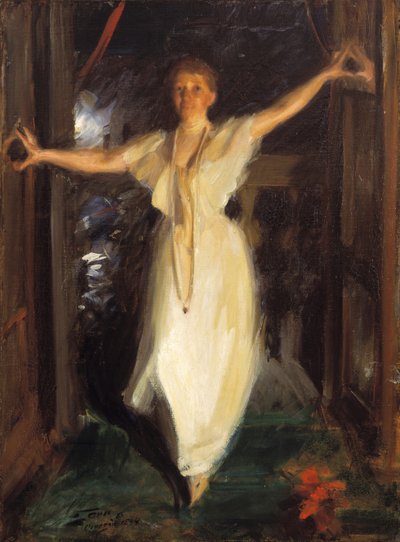Isabella Stewart Gardner w Wenecji, 1894 autorstwa Anders Leonard Zorn