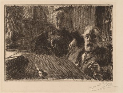 Państwo Furstenburg, 1895. autorstwa Anders Leonard Zorn