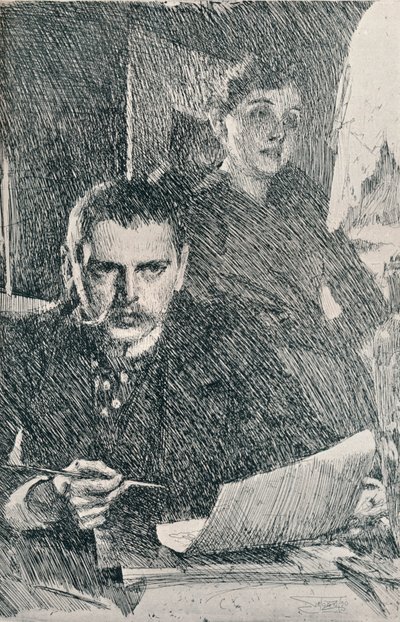 Państwo Zorn, 1890. 1898 autorstwa Anders Leonard Zorn