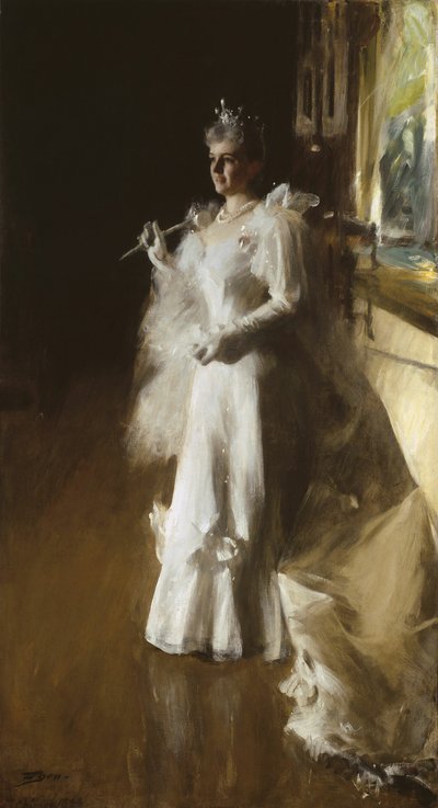 Pani Potter Palmer, 1893. autorstwa Anders Leonard Zorn