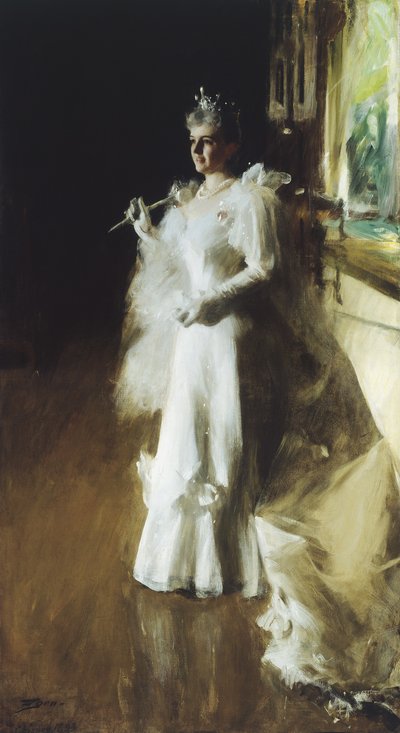 Pani Potter Palmer, 1893 autorstwa Anders Leonard Zorn