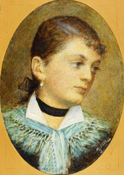 Portret Augusty Holzer, 1879 autorstwa Anders Leonard Zorn
