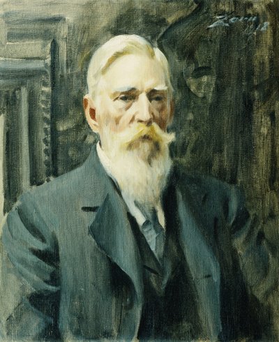 Portret Carla Axela Soderlunda, 1918 autorstwa Anders Leonard Zorn