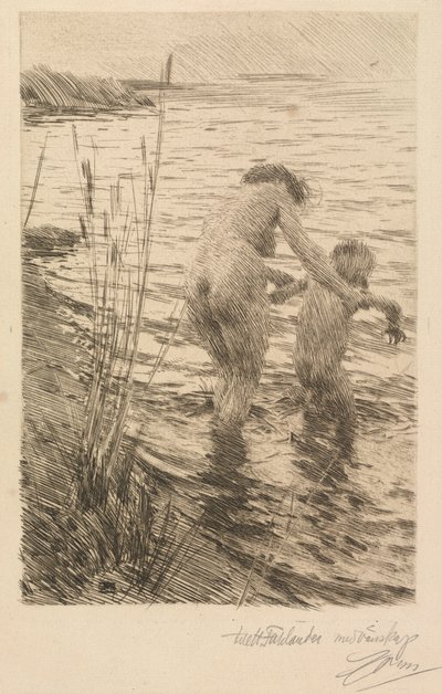 Po pierwsze, 1890. autorstwa Anders Leonard Zorn