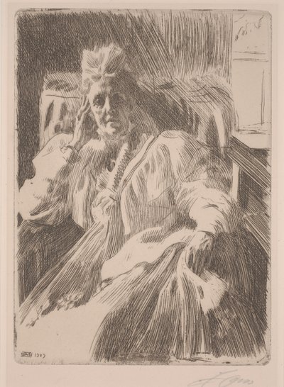 Królowa Zofia Szwecji autorstwa Anders Leonard Zorn