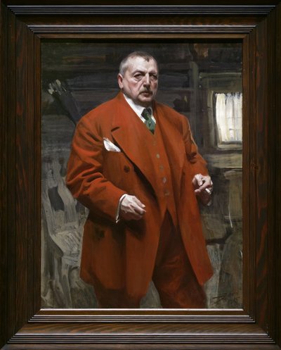 Autoportret w czerwieni autorstwa Anders Leonard Zorn