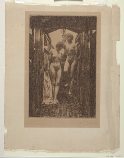 Kabina autorstwa Anders Leonard Zorn