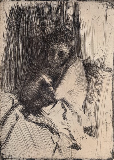 Model, 1880-1906, 1906 autorstwa Anders Leonard Zorn