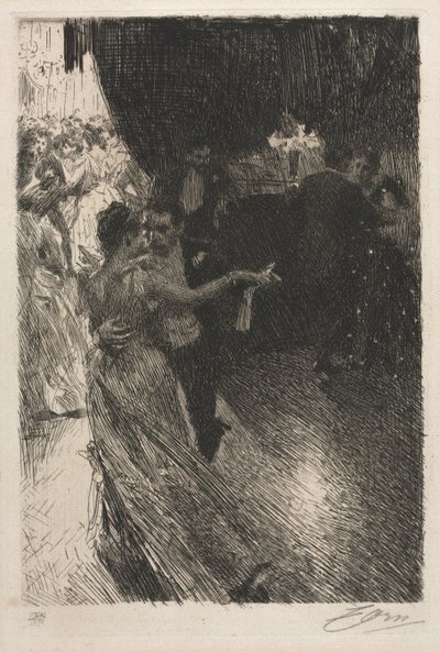 Walc, 1891. autorstwa Anders Leonard Zorn