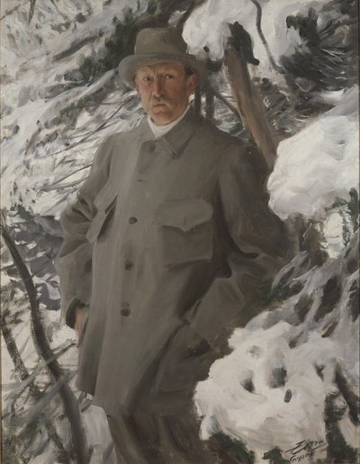 Malarz Bruno Liljefors, 1906 autorstwa Anders Leonard Zorn