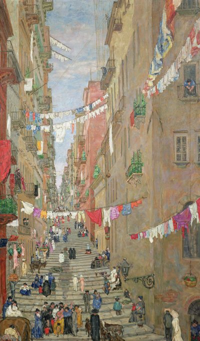 Pallonetto di Santa Lucia, Neapol autorstwa Anders Svarstad