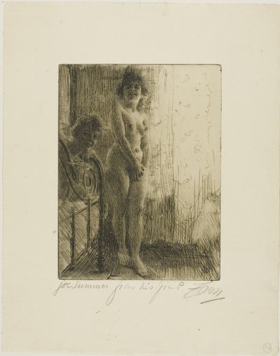 Ciemny zakątek autorstwa Anders Leonard Zorn